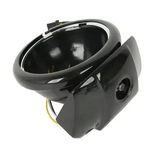 Motorcycle 5.75" Headlight Housing Bucket W/ Mount Bracket For Harley Sportster XL 883 XL1200 Black/Chrome