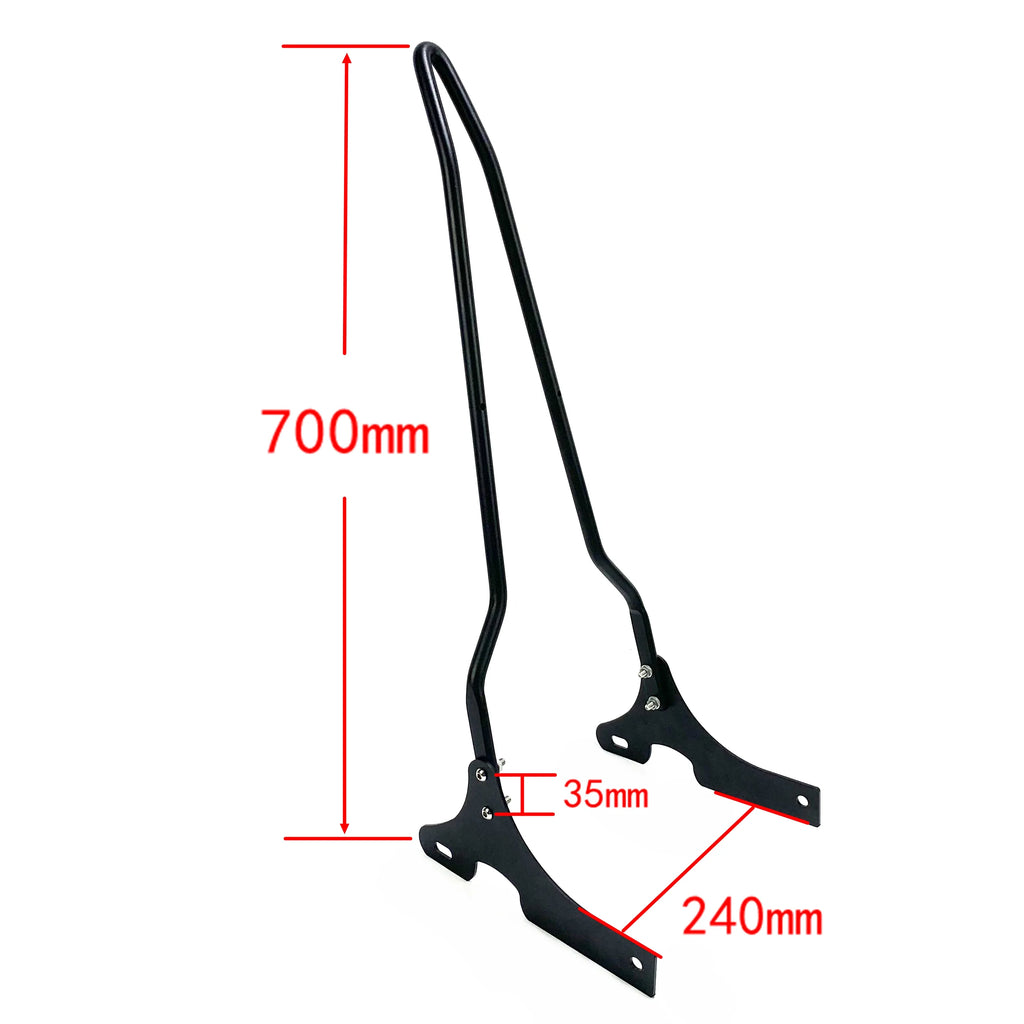 Motorcycle Rear Passenger Backrest Sissy Bar For Harley SuperLow XL883 XL1200 X48 V72 2007-2023 Sportster 883 1200 48 72 Chrome