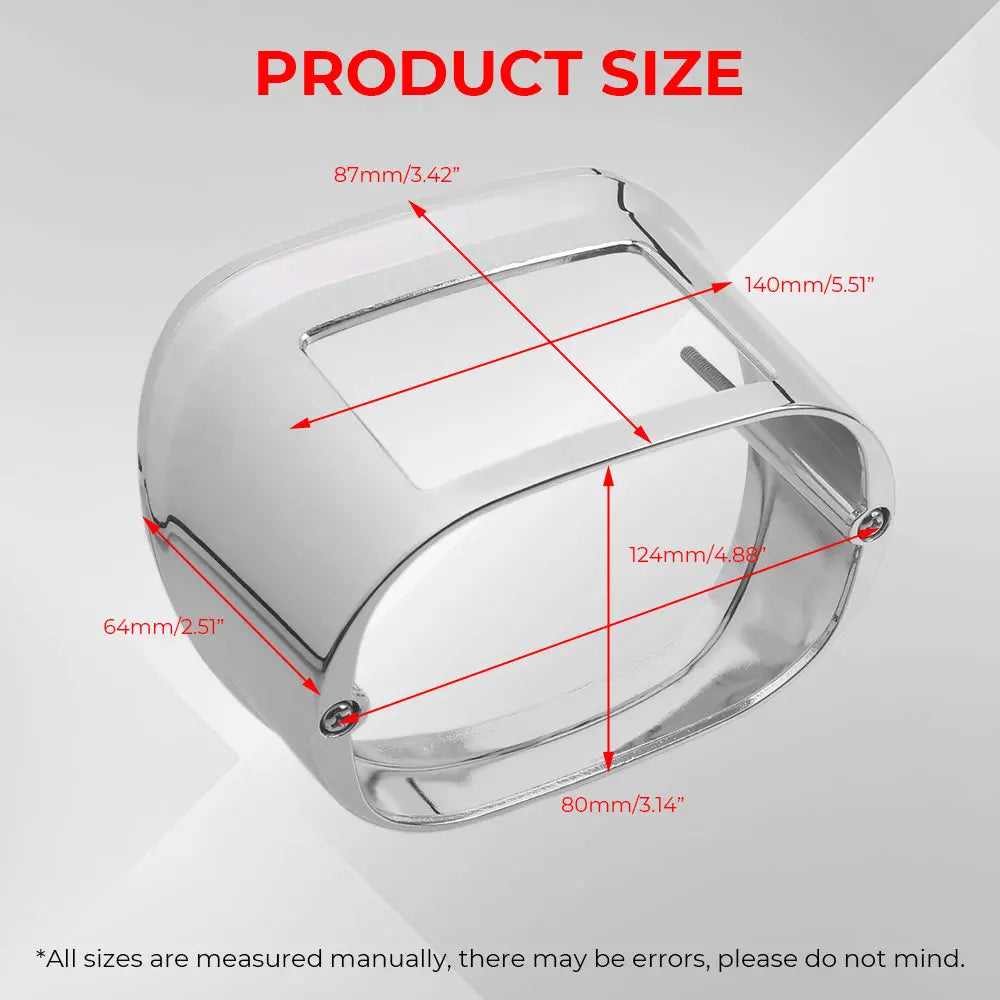 Chrome Tail Light Collar Cover for Harley-Davidson