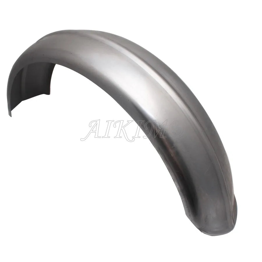 Motorcycle 5"/6'' Steel Ribbed Rear Fender Raw Rolled Edge Fit For Harley Chopper Bobber Custom Rigid Universal