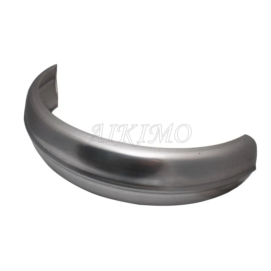 Motorcycle 5"/6'' Steel Ribbed Rear Fender Raw Rolled Edge Fit For Harley Chopper Bobber Custom Rigid Universal