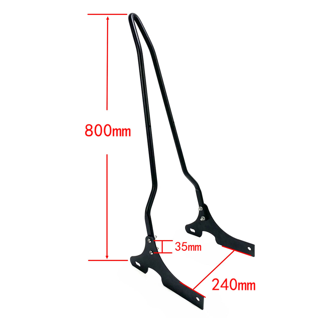 Motorcycle Rear Passenger Backrest Sissy Bar For Harley SuperLow XL883 XL1200 X48 V72 2007-2023 Sportster 883 1200 48 72 Chrome