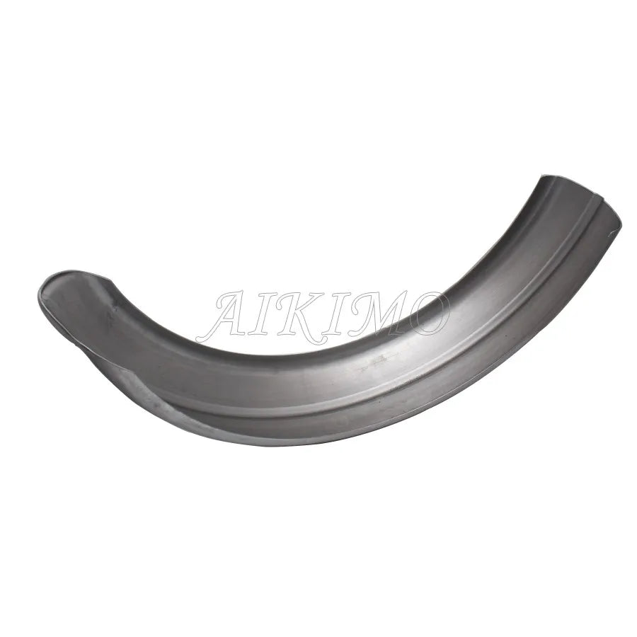 Motorcycle 5"/6'' Steel Ribbed Rear Fender Raw Rolled Edge Fit For Harley Chopper Bobber Custom Rigid Universal